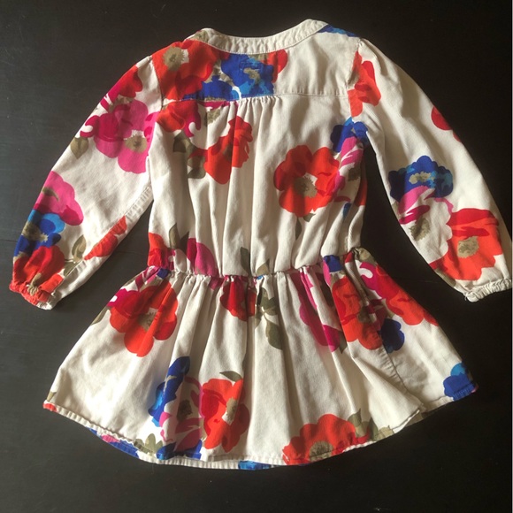Girls Floral Corduroy Dress Size 3! 🌻 - Picture 5 of 7